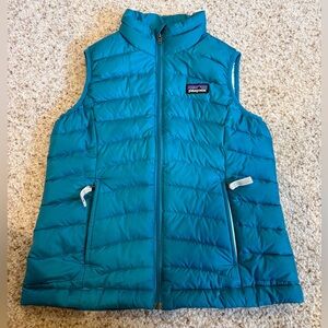 Patagonia Kids Teal Puffer Vest